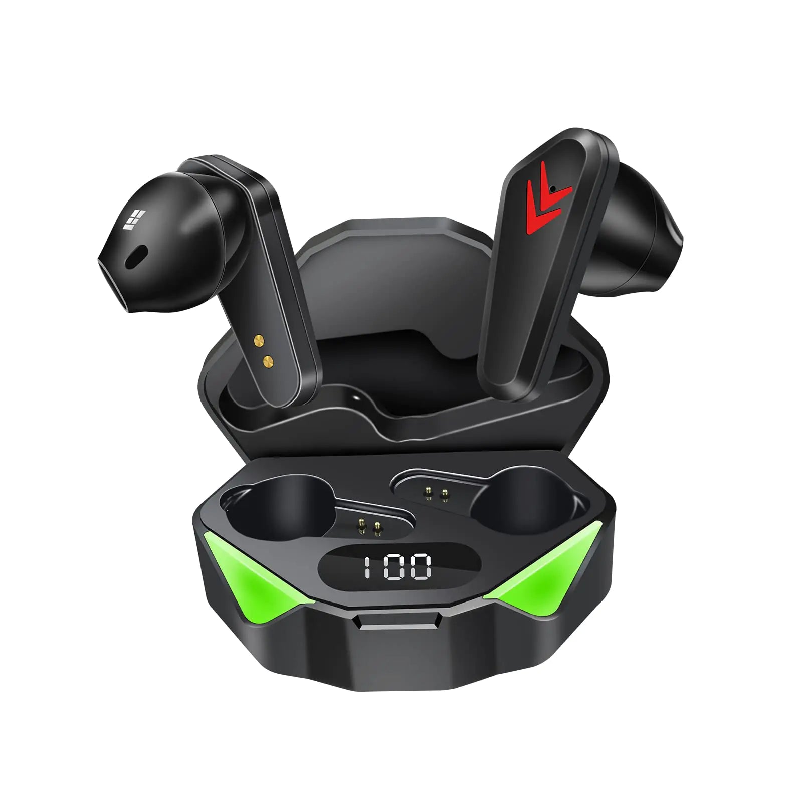 ZHONGDE Wireless Bluetooth Earbuds Game Earbuds IPX7 TWS Noise Canceling V5.0 HiFi- in Ear Headphones Waterproof Low Latency LR03
