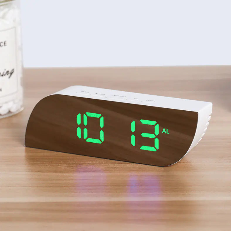 Multi-Function LED Mirror Alarm Clock with Night Light