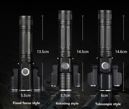 T9537 Triple Headed Flashlight