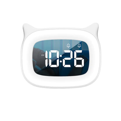 Creative Cartoon Kids Night Light Alarm Clock