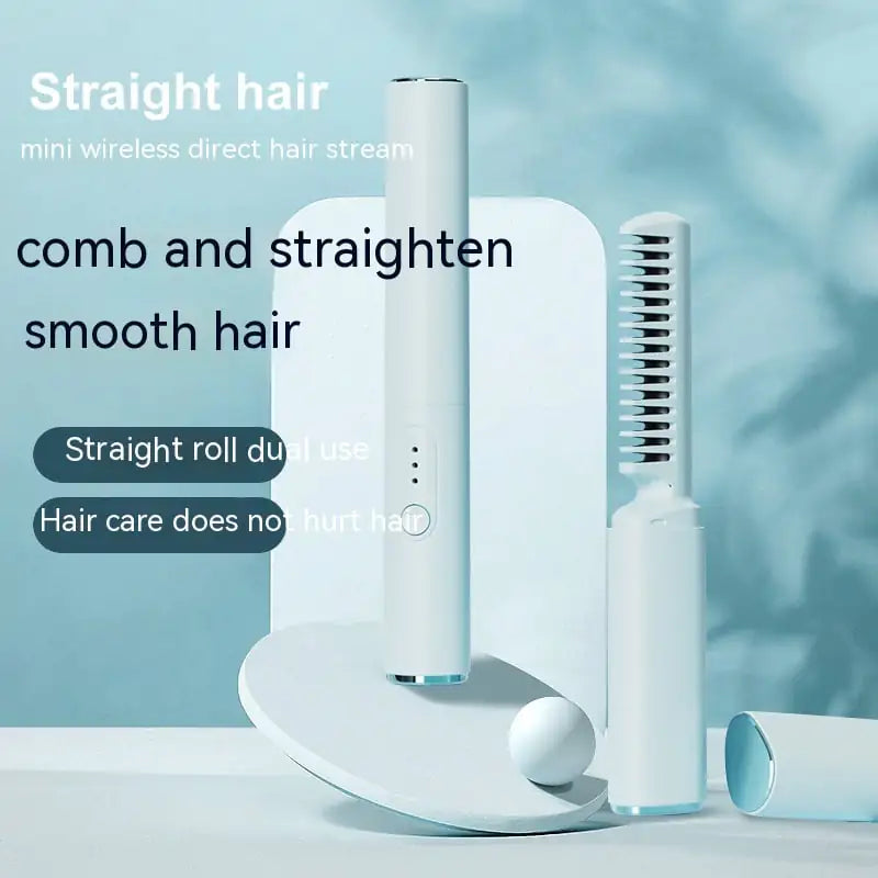 Mini Portable Wireless Anion Straightening Comb