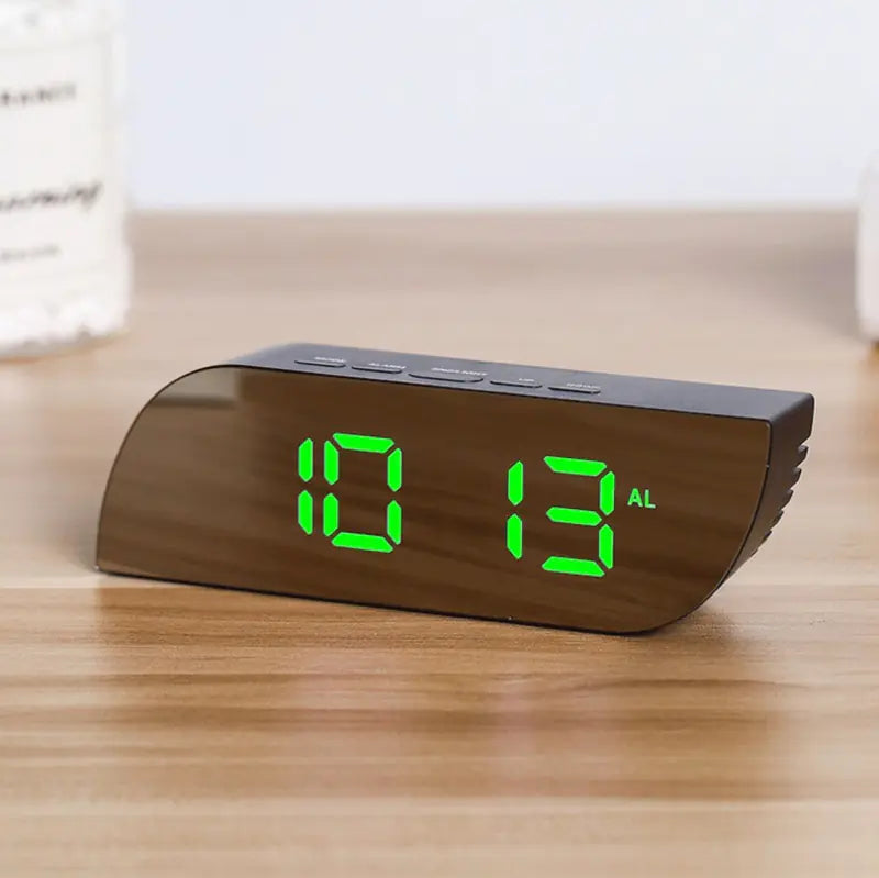 Multi-Function LED Mirror Alarm Clock with Night Light
