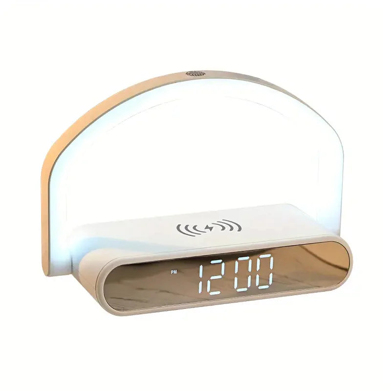 LED Alarm Clock with Wireless Fast Charging &amp; Night Light