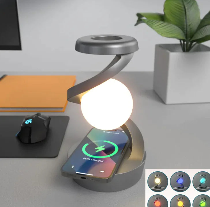 Rotating Wireless Charging Night Light