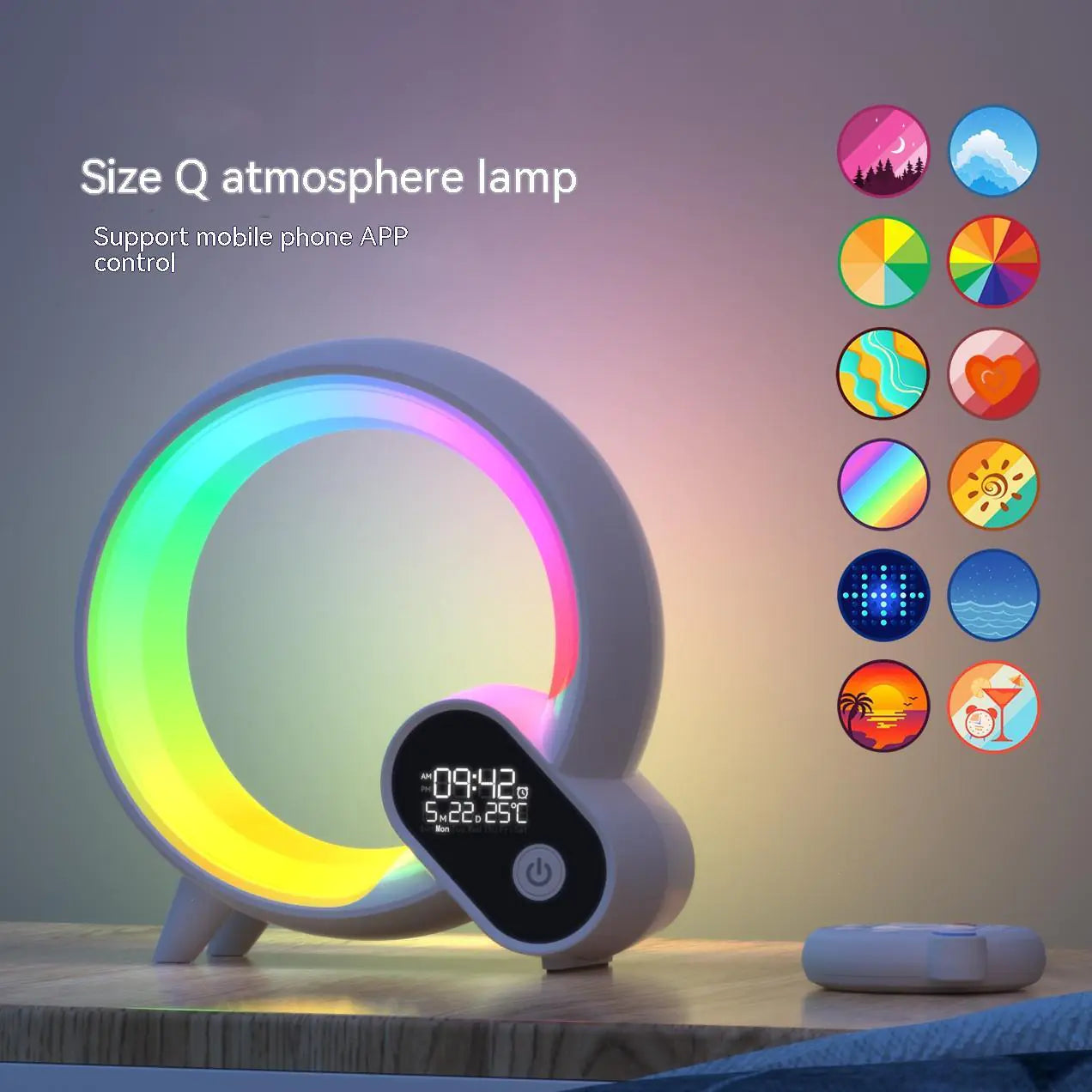 Sunrise Bliss Smart Alarm Clock with Bluetooth Speaker