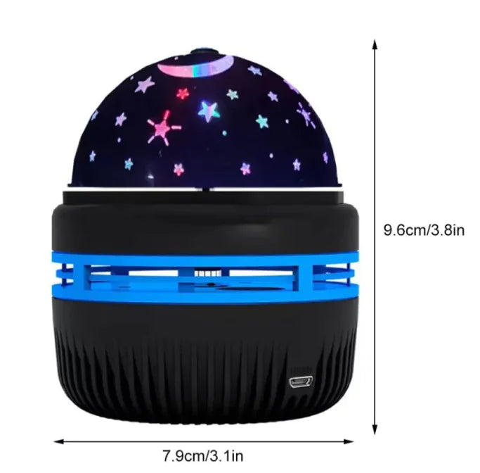 LED Star Galaxy Projector Lamp with Rotating Magic Ball