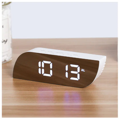 Multi-Function LED Mirror Alarm Clock with Night Light