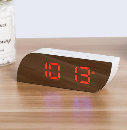 Multi-Function LED Mirror Alarm Clock with Night Light