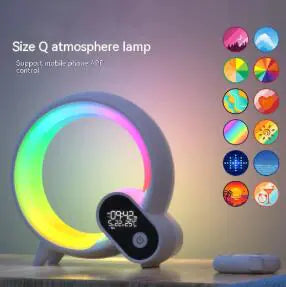 Creative Q Light Analog Sunrise Alarm Clock with Bluetooth
