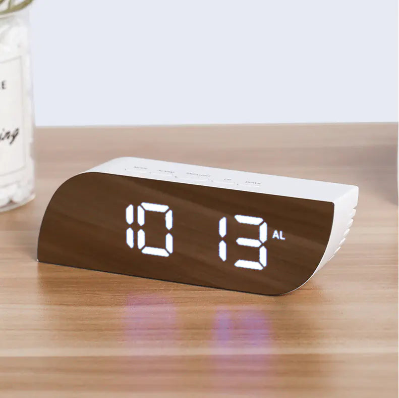 Multi-Function LED Mirror Alarm Clock with Night Light