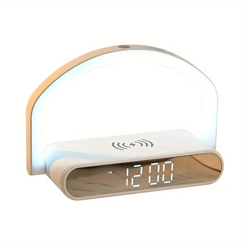LED Alarm Clock with Wireless Fast Charging &amp; Night Light