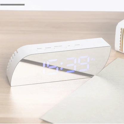 Multi-Function LED Mirror Alarm Clock with Night Light