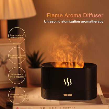 Flame Ultrasonic Aroma Air Humidifier